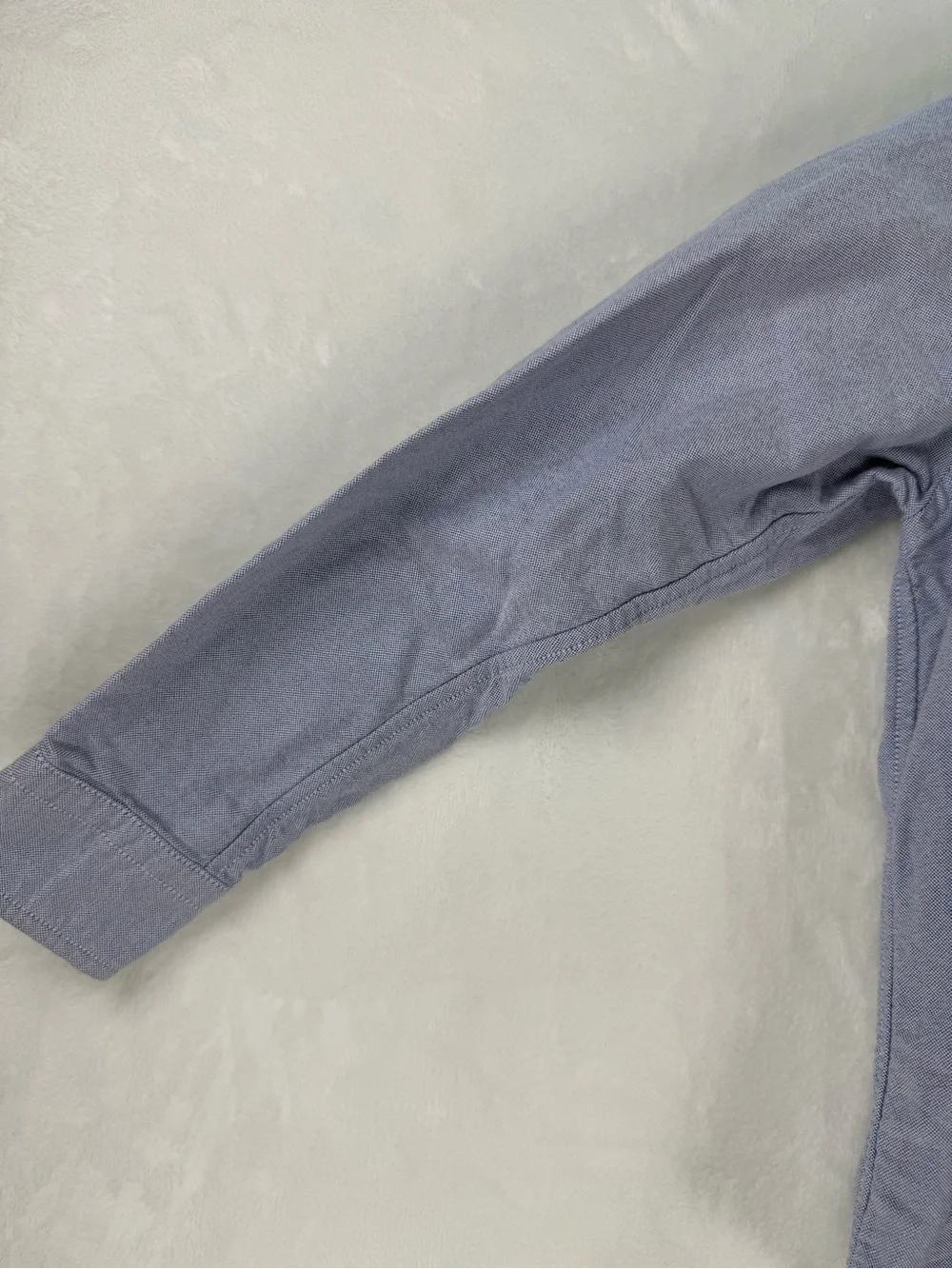 Polo Ralph Lauren Boys Blue Oxford Button Down Shirt Size 5 Pony Logo